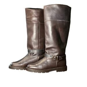 La Canadienne leather boots brown riding equestrian  motorcycle made in canada 7